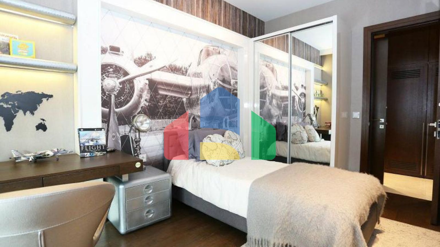 Квартира 2+1 с видом на море в Стамбуле