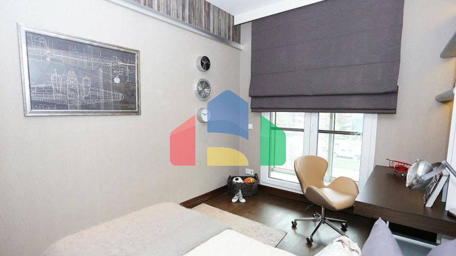 Квартира 2+1 с видом на море в Стамбуле