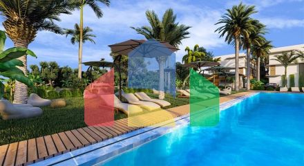 Малоэтажный комплекс в 600 метрах от пляжа в районе Искеле Малоэтажный комплекс в 600 метрах от пляжа в районе Искеле