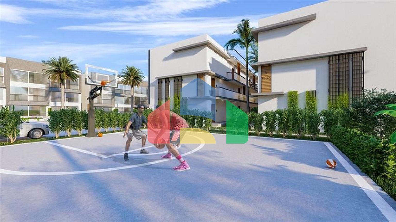 Малоэтажный комплекс в 600 метрах от пляжа в районе Искеле