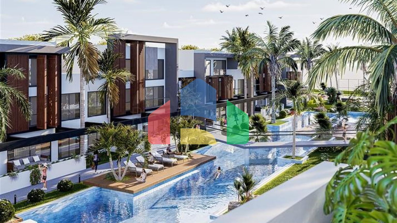 Роскошный проект на этапе строительства в Искеле