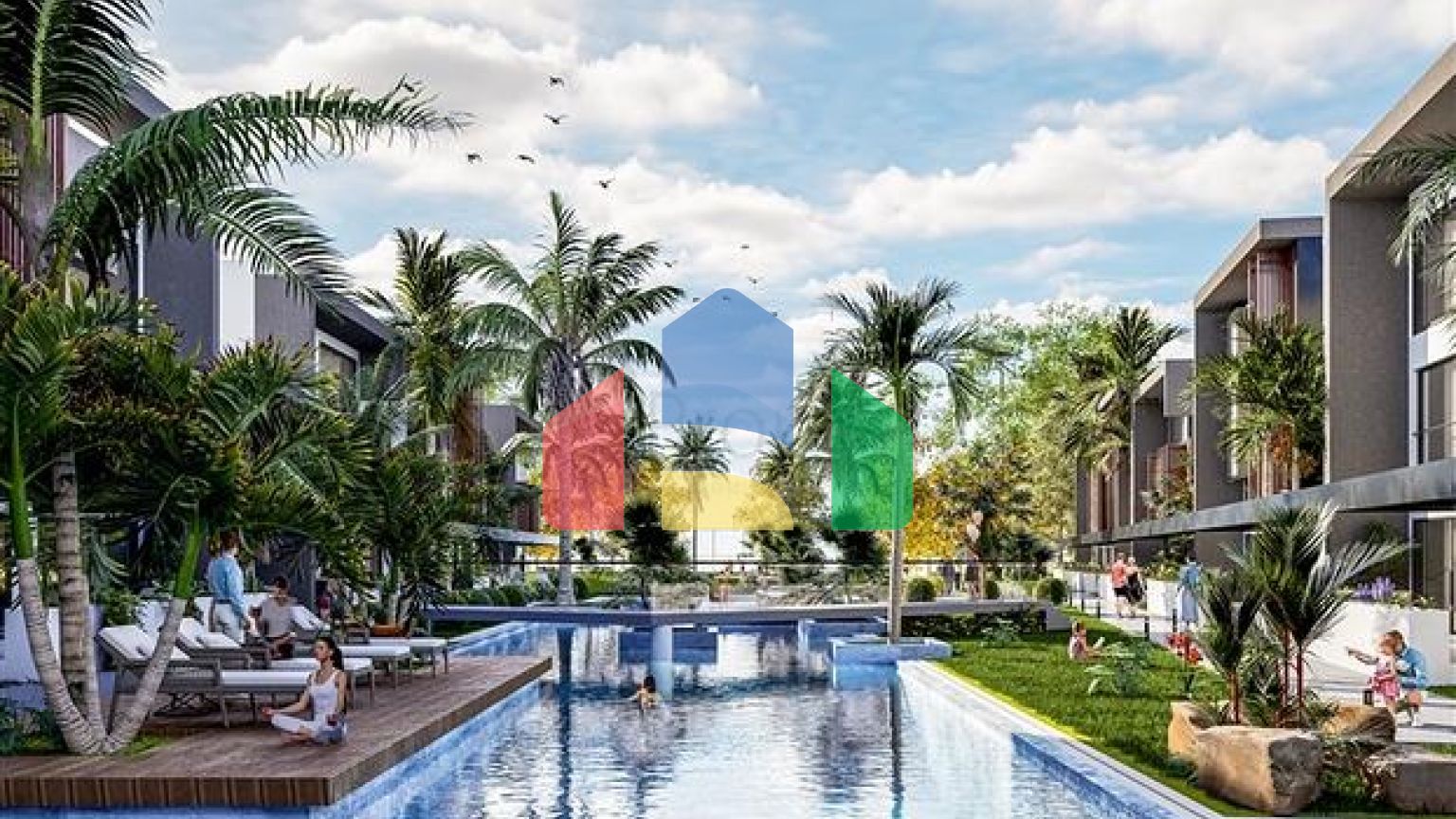 Роскошный проект на этапе строительства в Искеле