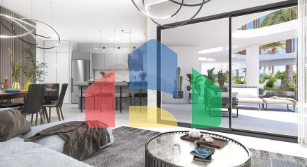 Строящийся комплекс в одном из популярных районов на Северном Кипре