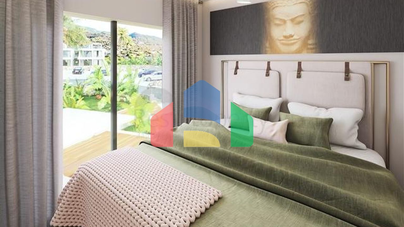 Апартаменти 2 + 1 зі своєю терасою в 100 метрах від моря