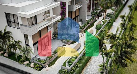 Penthouse 250 m from the Mediterranean Sea in the picturesque area of Esentepe