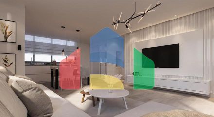 Пентхаус в 250 м до Середземного моря в мальовничому районі Есентепе