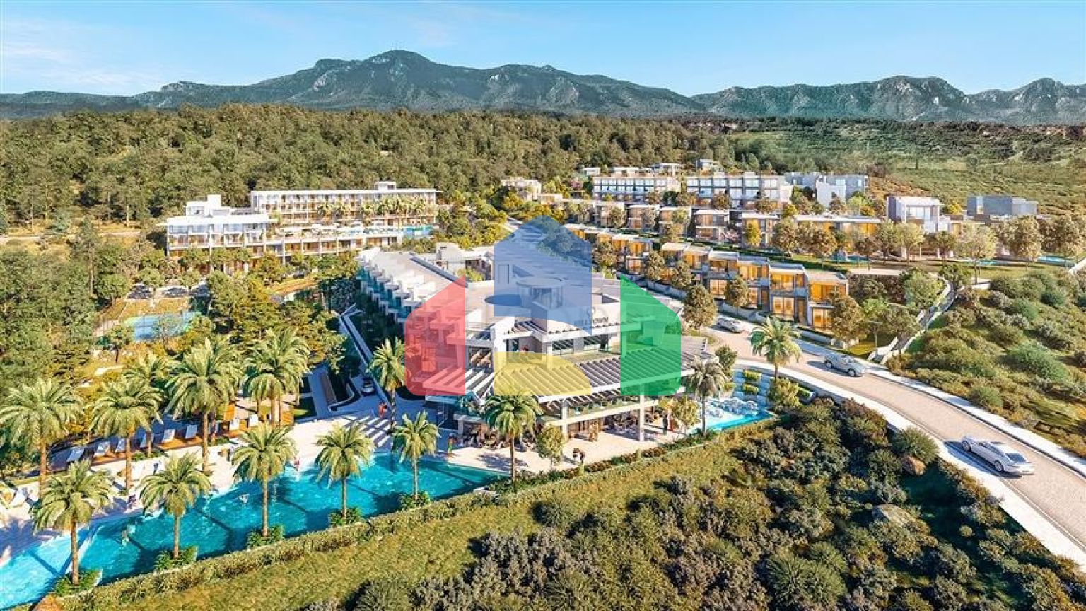 Масштабний проект в районі Єсентепе з панорамним видом на море