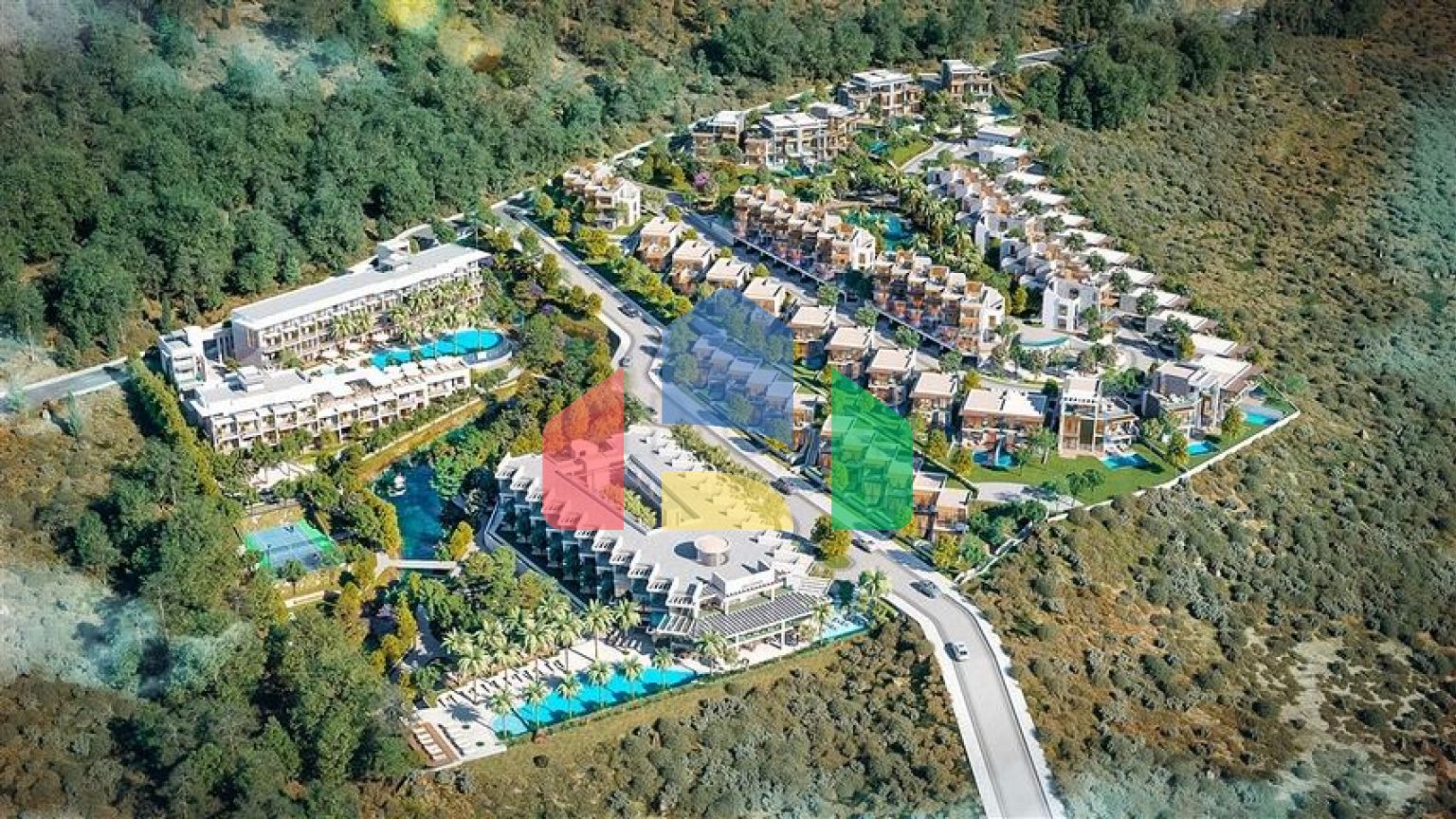 Масштабний проект в районі Єсентепе з панорамним видом на море