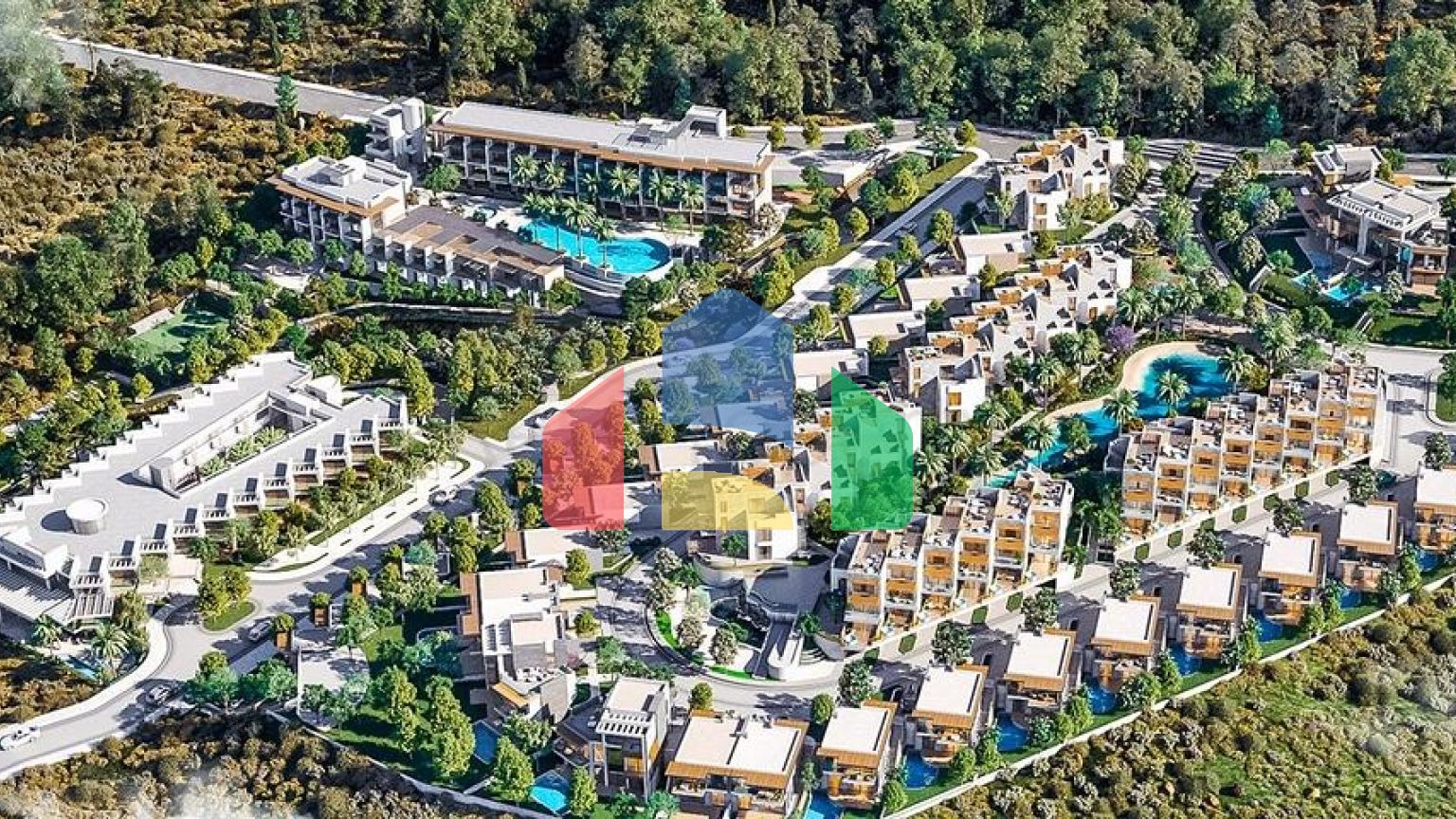 Масштабний проект в районі Єсентепе з панорамним видом на море