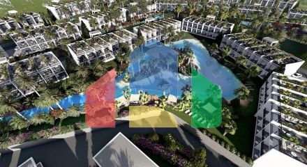 A new project under construction on the shores of Northern Cyprus