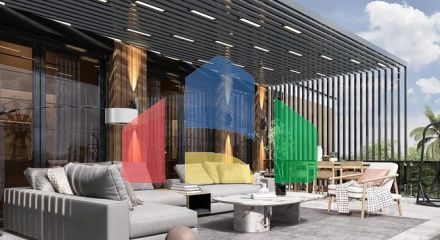 Новий комплекс окремо розташованих вілл поруч з морем