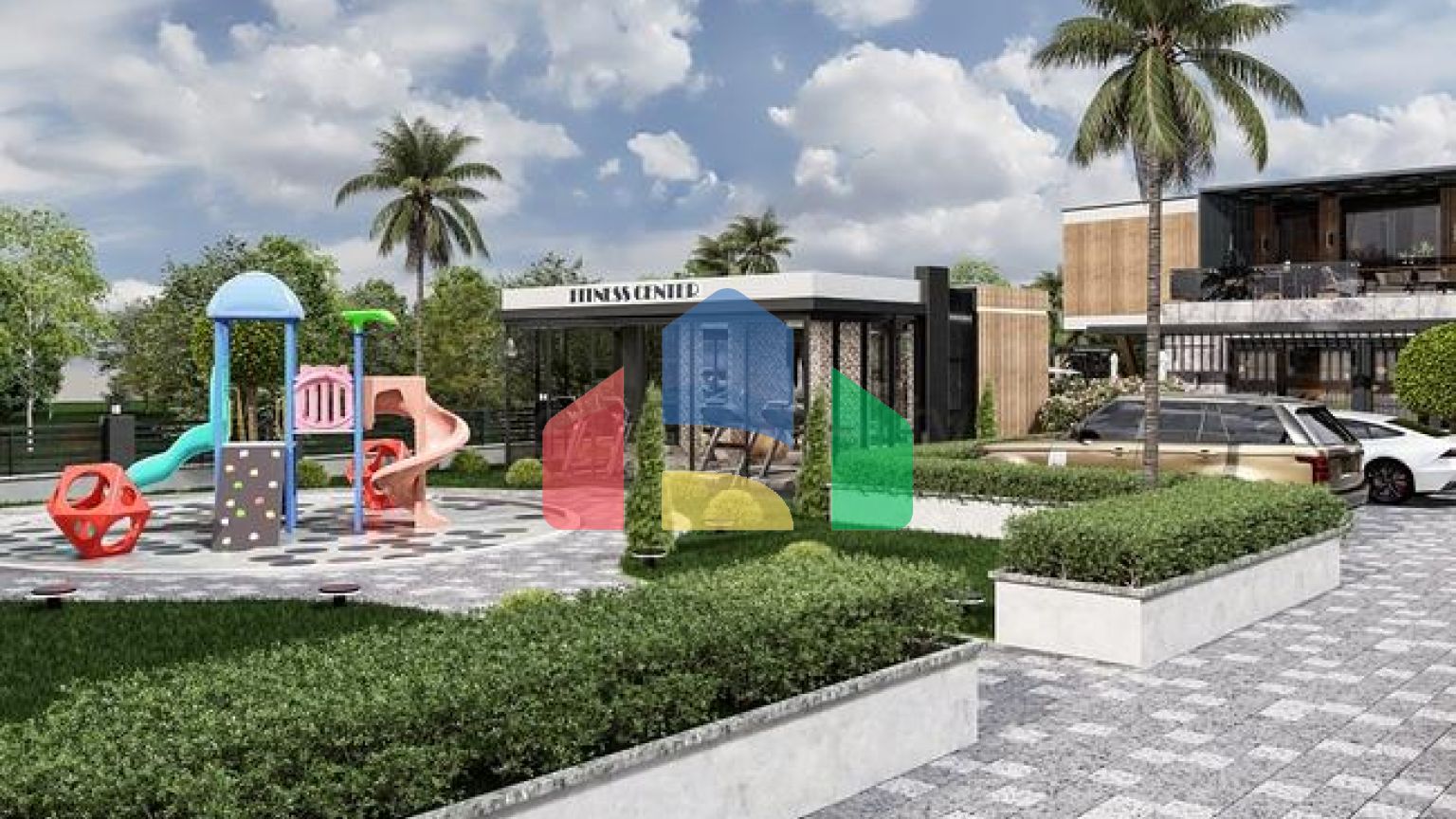 Новий комплекс окремо розташованих вілл поруч з морем