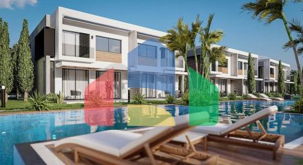 Luxury villas with large layout