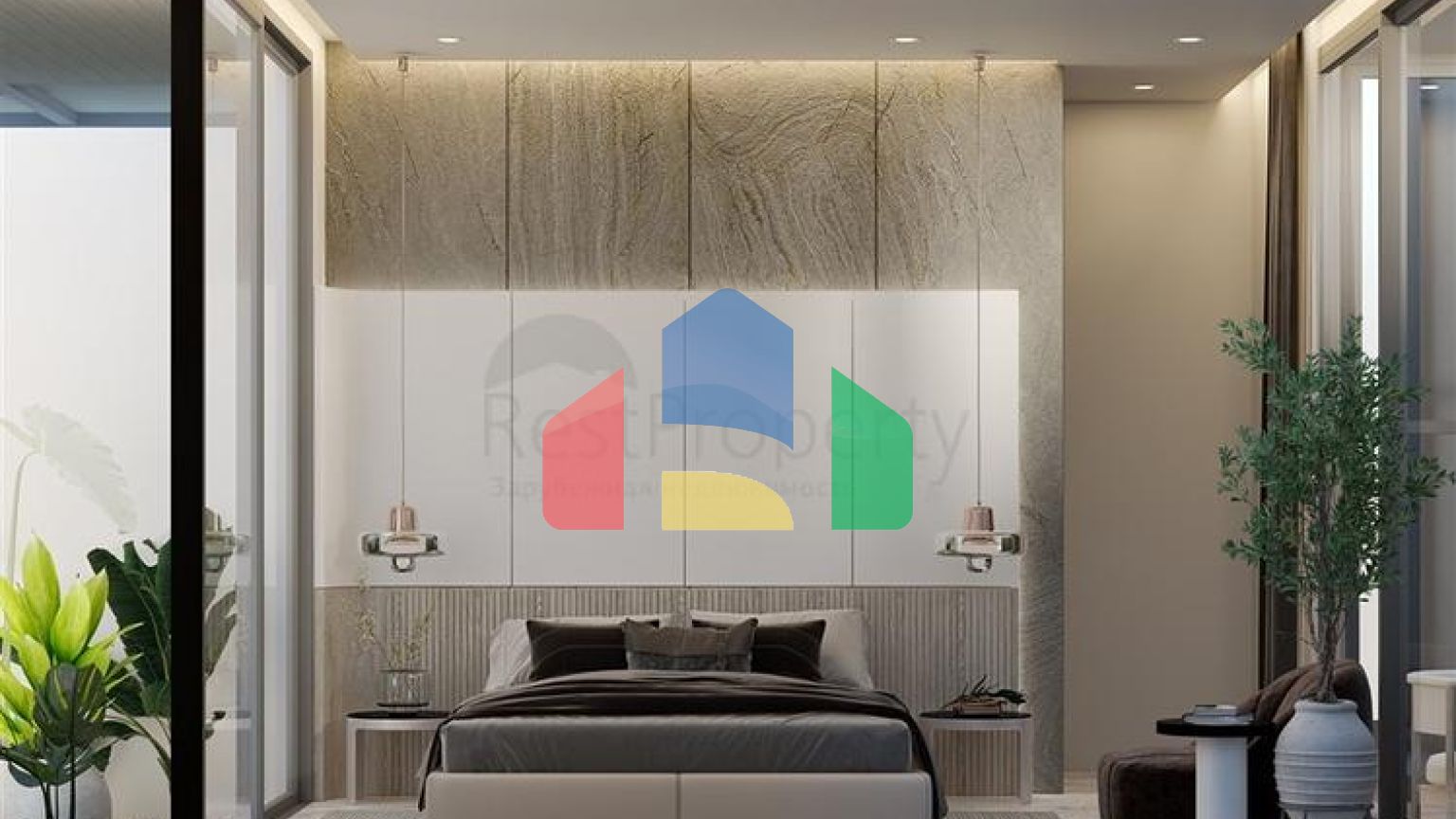 Тропический оазис комфорта и спокойствия на склоне холма в Лаяне