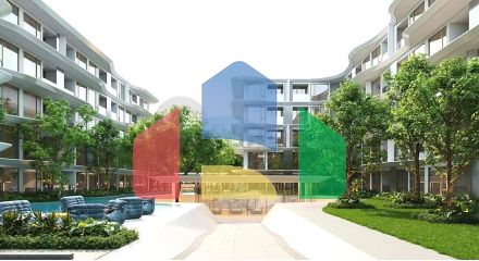 Premium class apartments on the first line in Bangtao district