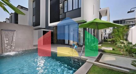 Three-bedroom duplex villa in a new complex