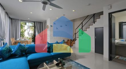 Three-bedroom duplex villa in a new complex