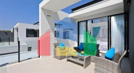 Three-bedroom duplex villa in a new complex