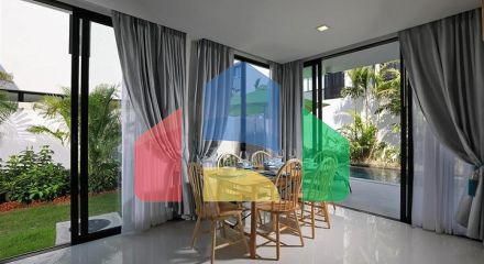 Вілла-дуплекс з трьома спальнями в новому комплексі