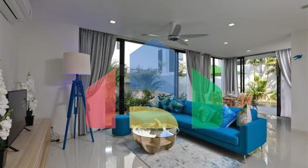 Вілла-дуплекс з трьома спальнями в новому комплексі