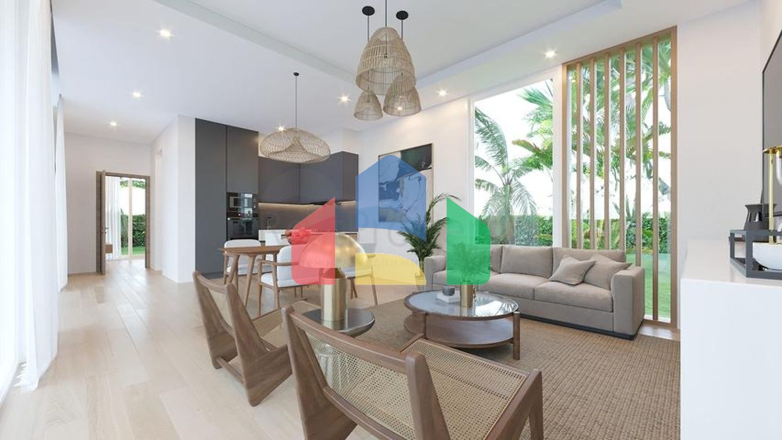 Вілли з трьома спальнями і особистим басейном в 10 хв до моря