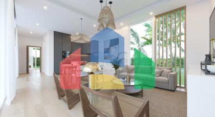 Вілли з трьома спальнями і особистим басейном в 10 хв до моря