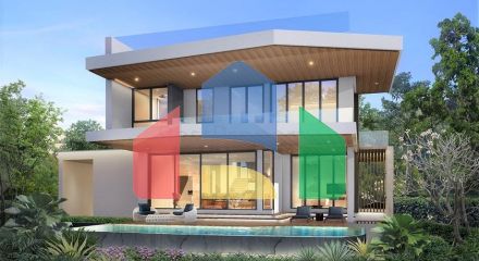 Villa complex near Naiharn beach