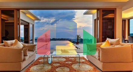 Комплекс вілл з відкритим видом на море