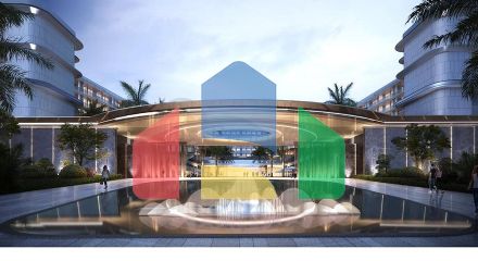 New residential complex with sea view