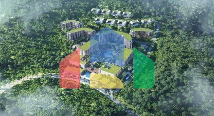 New residential complex with sea view