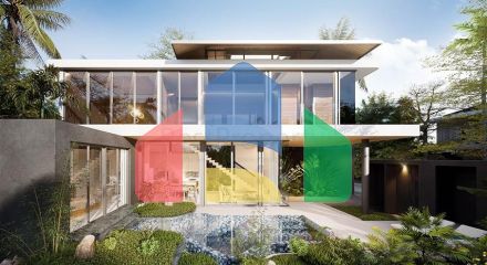Modern villa complex on Layan