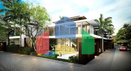 Modern villa complex on Layan
