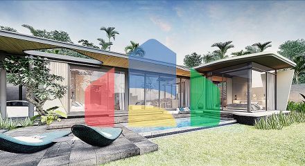 Modern villa complex on Layan