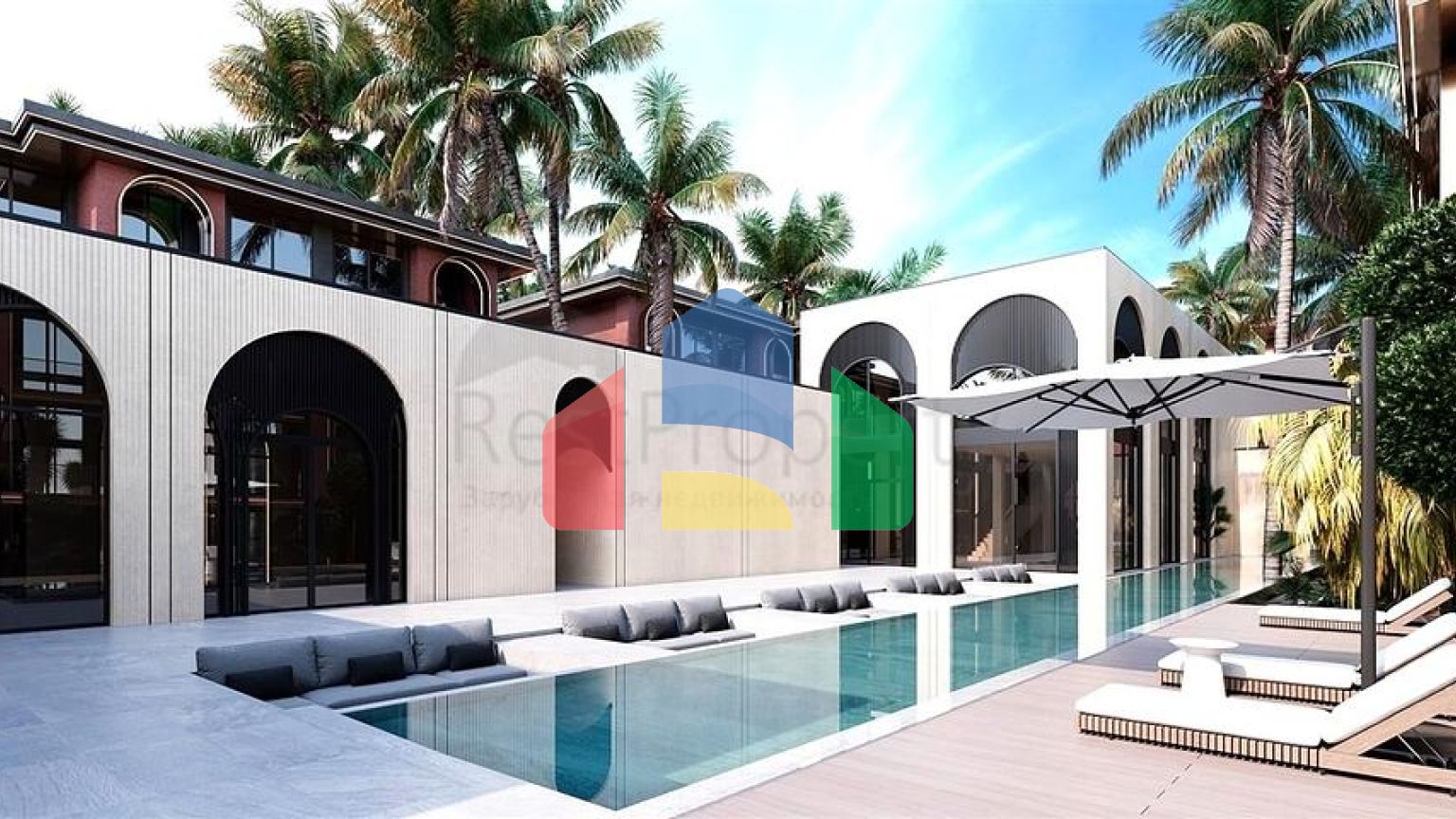 Резиденція на першій береговій лінії в 100 м від моря