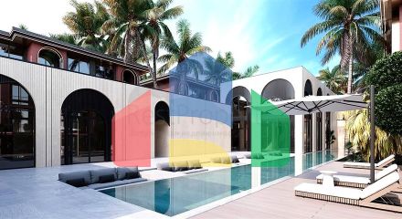 Резиденція на першій береговій лінії в 100 м від моря Резиденція на першій береговій лінії в 100 м від моря