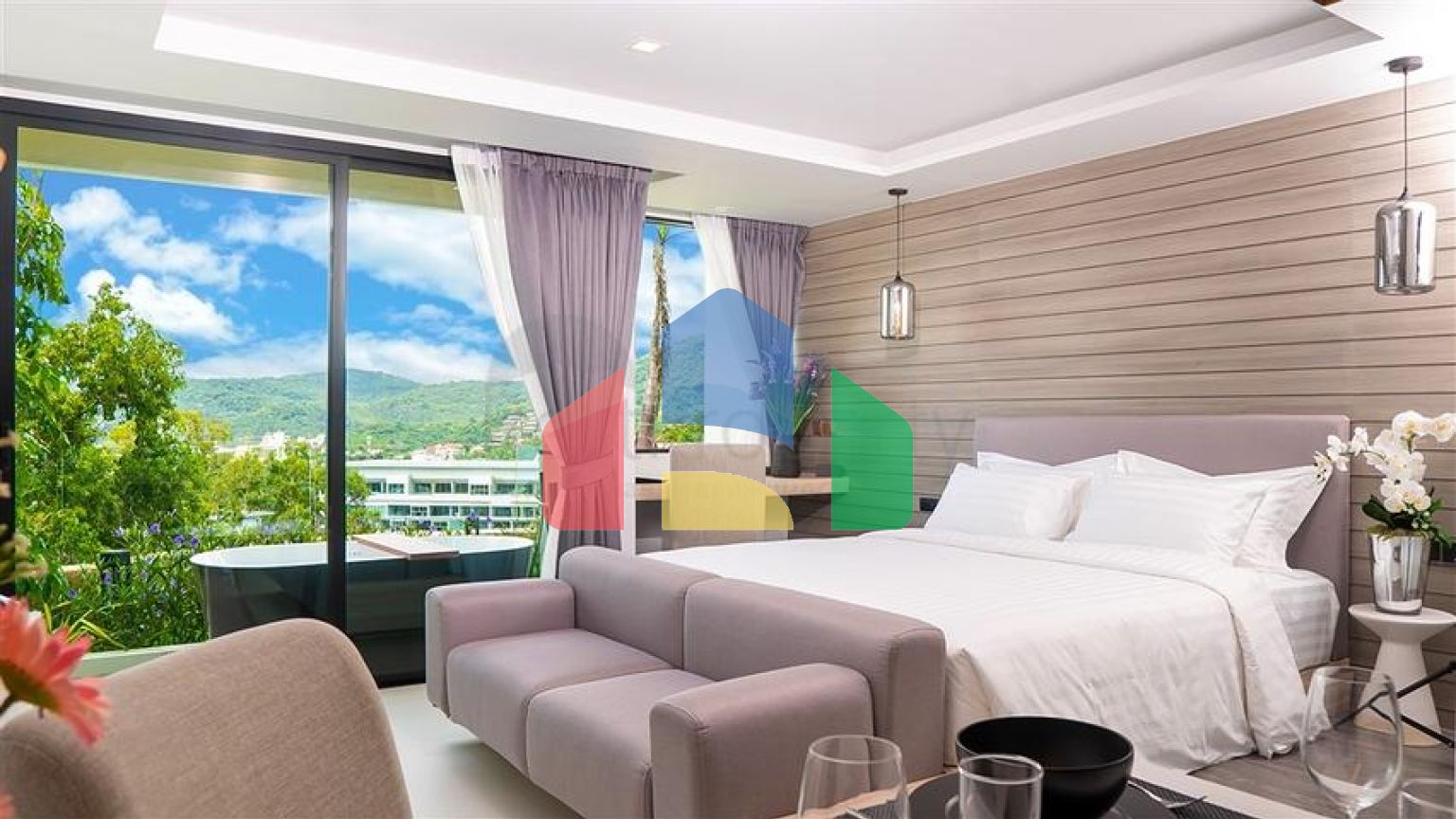 Современный кондоминиум с потрясающим видом на Андаманское море