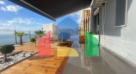 1+1 with sea view terrace, Saranda, 62+45 sq.m