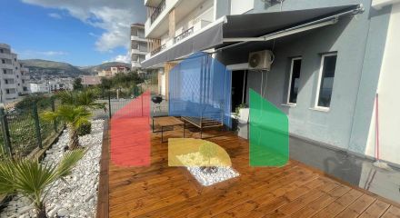 1+1 с террасой с видом на море, Саранда, 62+45 м.кв