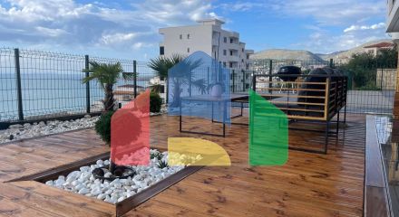 1+1 с террасой с видом на море, Саранда, 62+45 м.кв