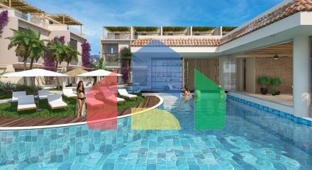 Квартира-студия 35 м2 в престижном комплексе в 200 метрах от пляжа Квартира-студия 35 м2 в престижном комплексе в 200 метрах от пляжа