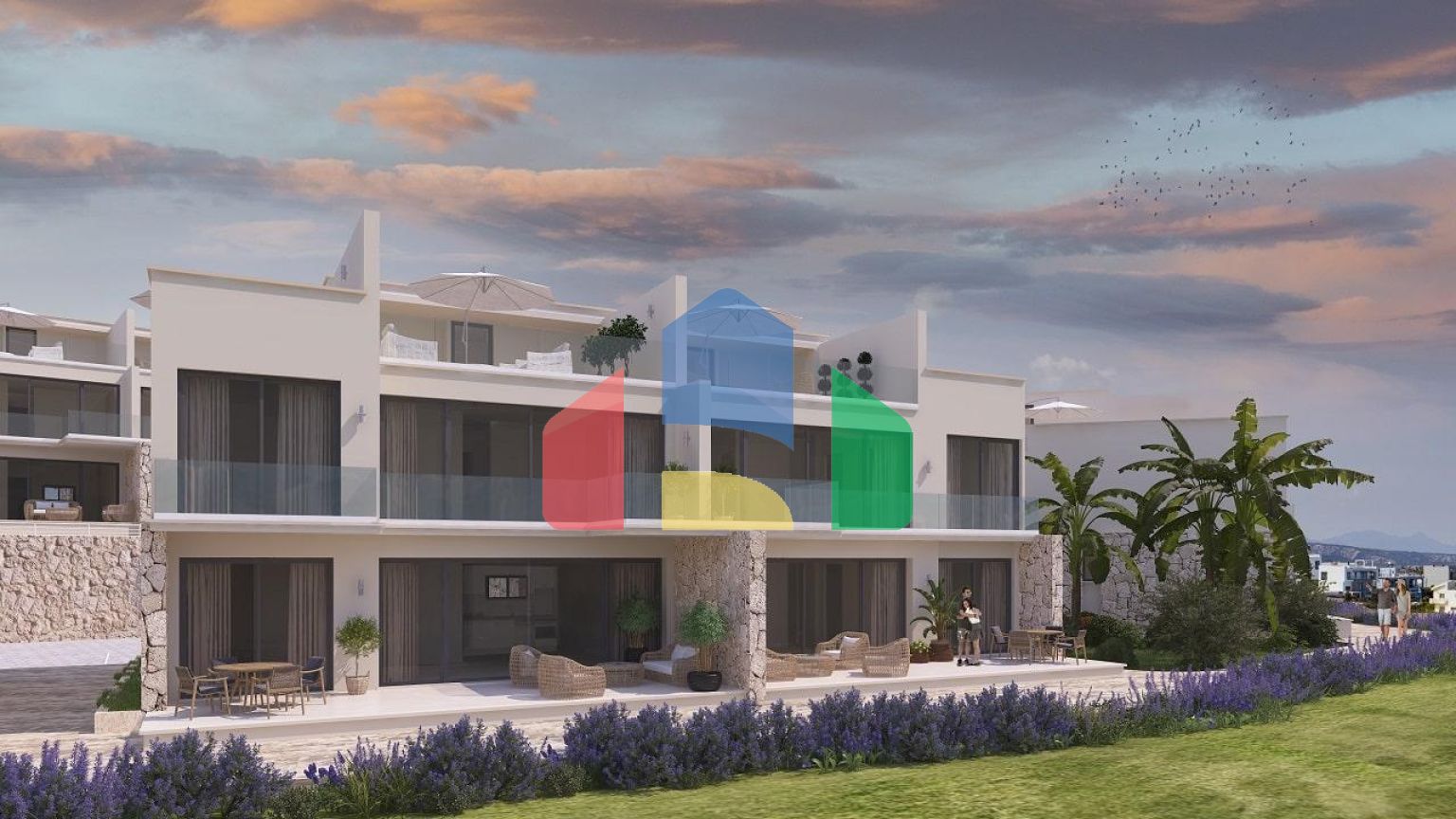 Квартира-студия 35 м2 в престижном комплексе  в 200 метрах от пляжа