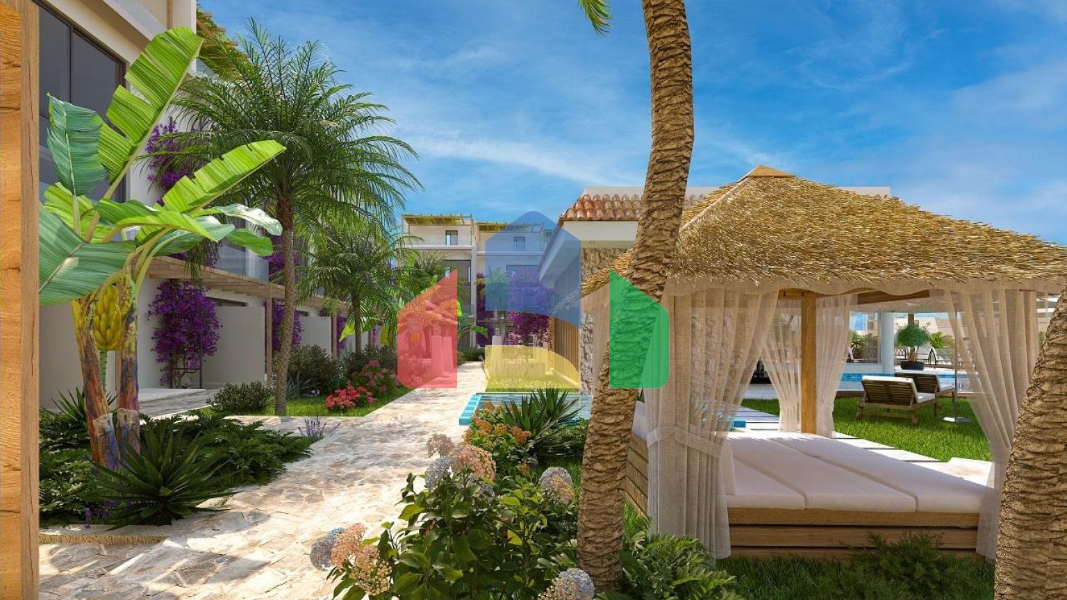 2-комнатный пентхаус 60 м2 + 25 м2 терраса на крыше в 200 метрах от пляжа