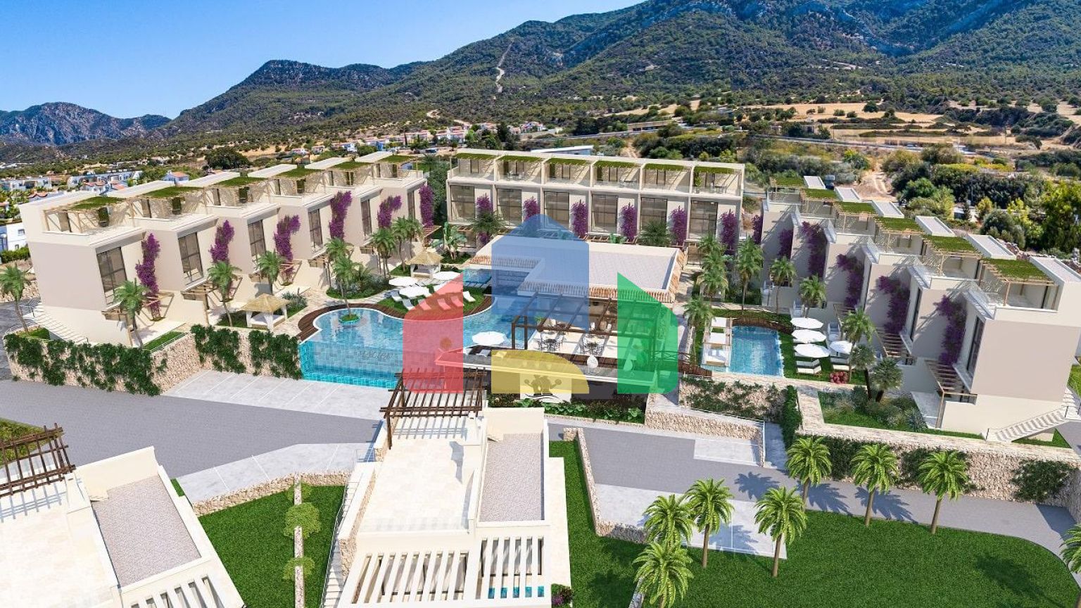 2-комнатный пентхаус 60 м2 + 25 м2 терраса на крыше в 200 метрах от пляжа