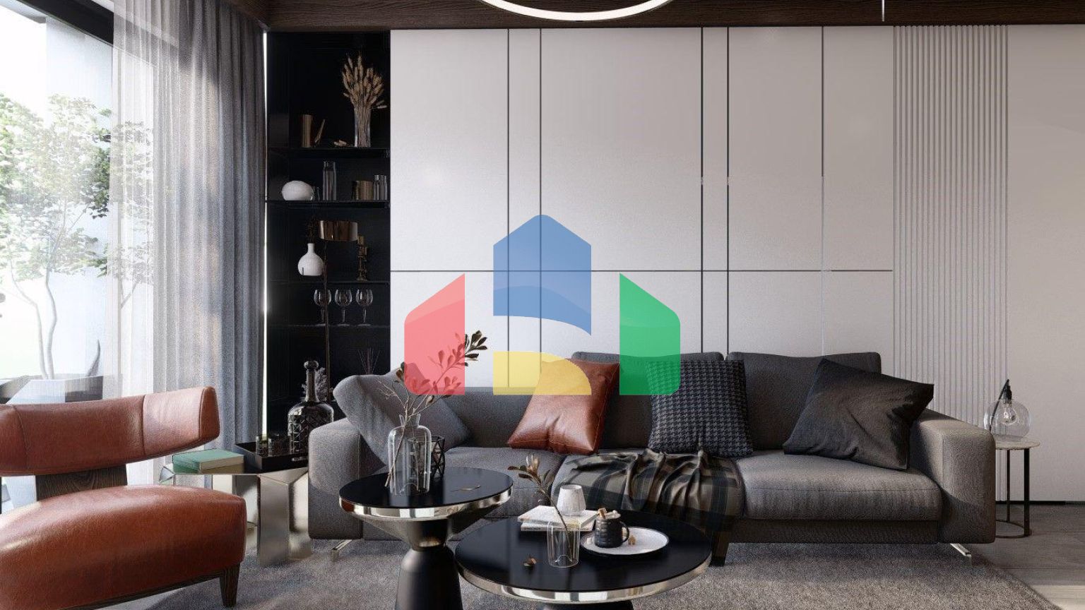 Трехкомнатная квартира (80 м2 ) в 2,5 км от моря в Фамагусте