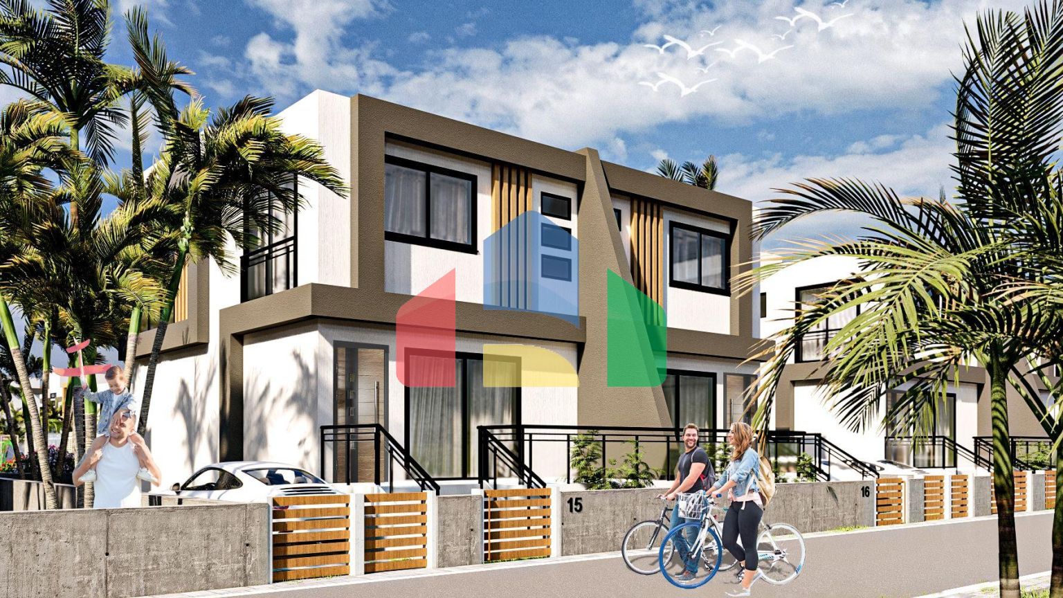 Квартира Duplex 2+2 (148  м2) в 600 метрах от моря