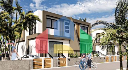 Квартира Duplex 2+2 (148 м2) в 600 метрах от моря Квартира Duplex 2+2 (148 м2) в 600 метрах от моря