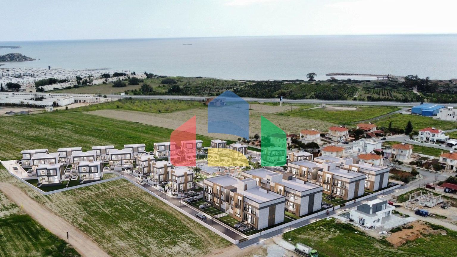 Таунхаус 2+2 (185 м2) в 600 метрах от моря