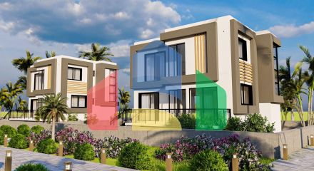 Вилла 3+2 (206 м2) с участком земли 334 м2 в Боазе Вилла 3+2 (206 м2) с участком земли 334 м2 в Боазе