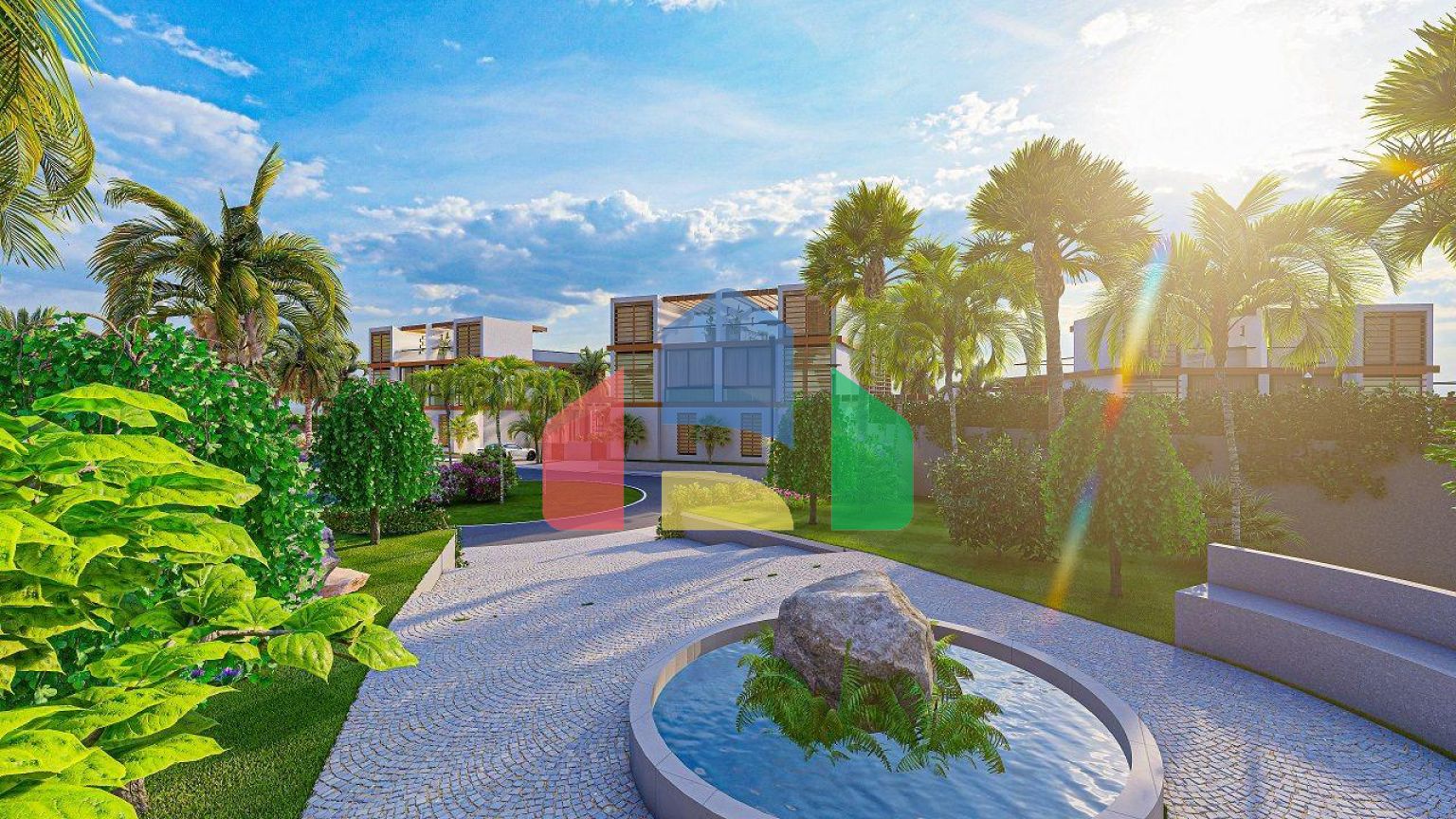 Вилла Duplex 3+1 (176 м2 ) с террасой 80 м2 рядом с Karpaz Gate Marina