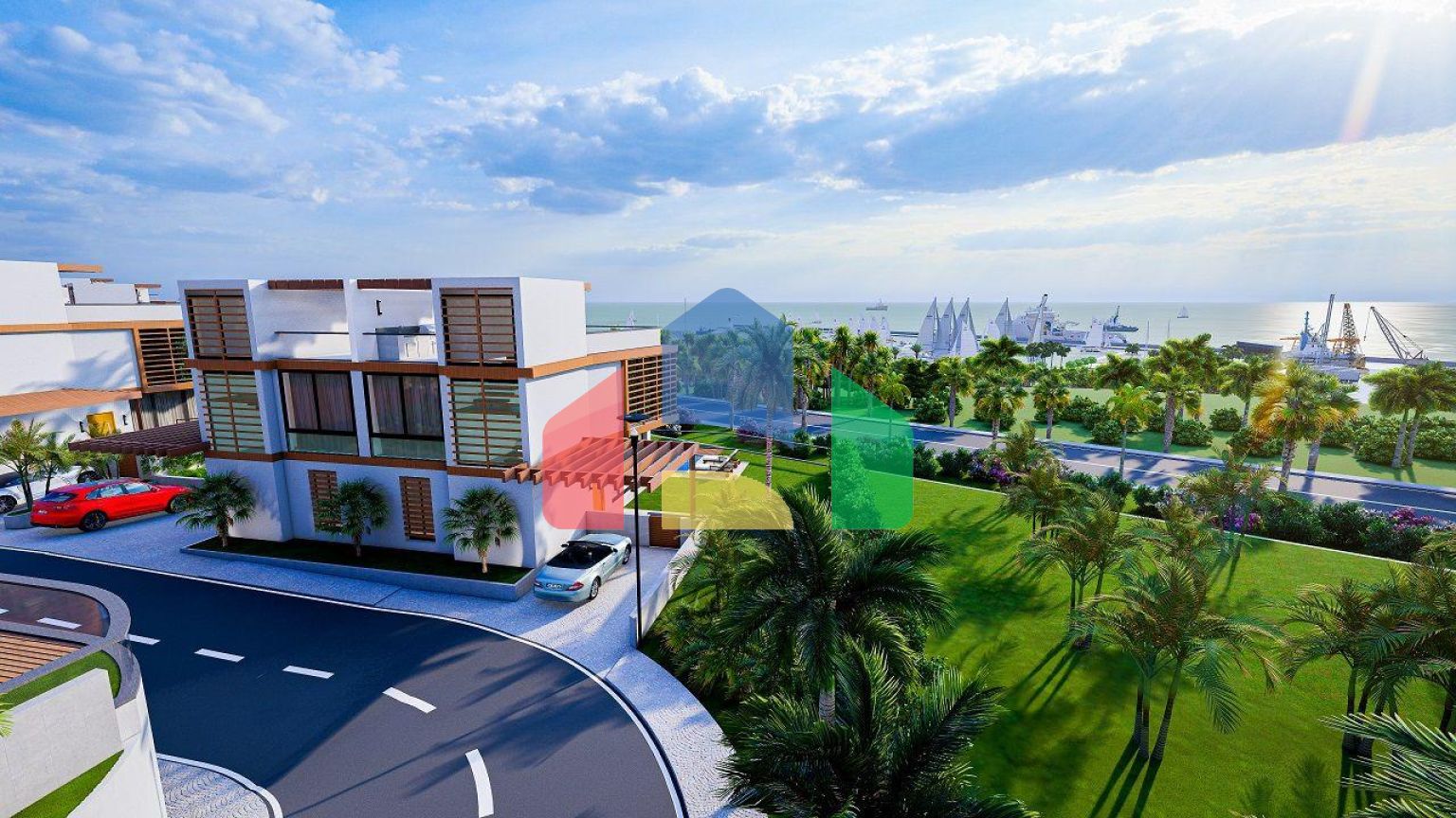 Вилла Duplex 3+1 (176 м2 ) с террасой 80 м2 рядом с Karpaz Gate Marina